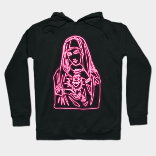 Virgin Mary portrait Hoodie